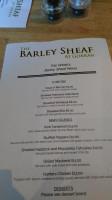 The Barley Sheaf At Gorran menu