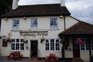 The Railway Arms Public House outside