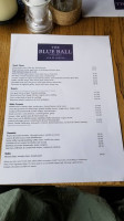 The Blue Ball menu