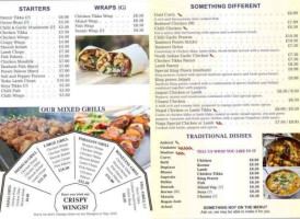 The Winning Post Paragon's Curry And Grill menu