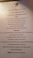 The Yew Tree Inn menu