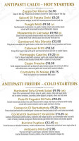 Capri Mirfield Home Dining menu