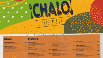 Chalo The Alma Inn menu
