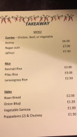 The Blue Boar Pub And Tearoom menu