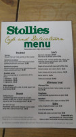Stollies Cafe Delicatessen menu