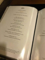 The Kinmel Arms menu