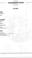 The Strawberry Bank Pub Function Suite menu