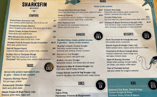 Sharksfin Bar Restaurant menu