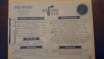 Railway Inn menu