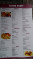 Marine Bistro menu