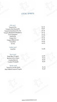 Cutty Sark Restaurant Bar menu