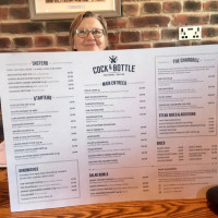 The Cock Bottle Pub Dining Tarleton menu