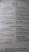 The Cottage Kitchen Country Cafe menu