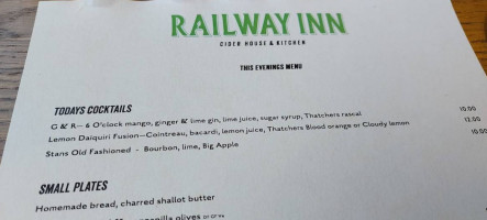 The Railway Inn food