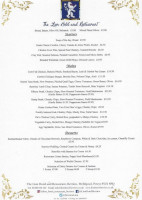 The Lion And Bistro Berriew menu