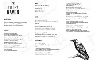 The Raven Inn menu