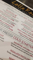 Lollo Rosso Italia menu
