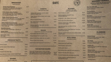 Custom House Cafe menu
