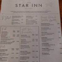 Star Inn Willerby menu