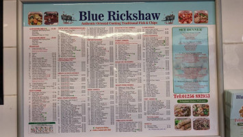 Blue Rickshaw menu