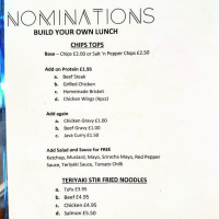 Nominations menu