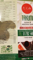 Takumi Sushi Noodle food