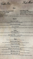 Cuckoo Inn menu