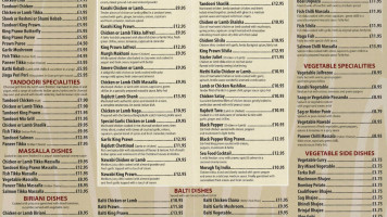 Rajdutt menu