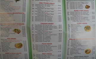 Whitland Chinese Takeaway menu