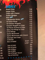 Charcoal Grill menu