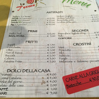 Pizzeria Le Terme menu