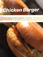 Manny's Simply Delicious food