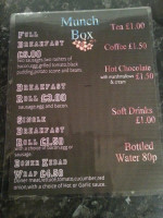 The Munch Box menu