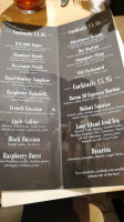 The Black Horse Sidmouth menu