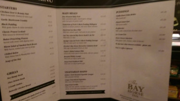 Bay Horse Pickering menu