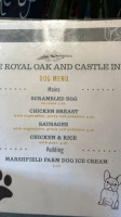 The Royal Oak And Castle Inn menu