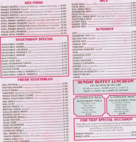 Agra Tandoori menu