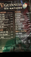 Kiwi's Brew menu