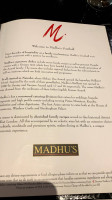 Madhu's menu