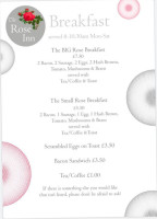 Rose Inn menu