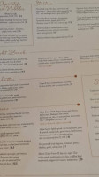 The George Townhouse menu