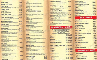 Bay Of Bengal menu