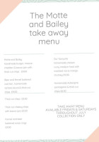 Motte And Bailey Pirton menu