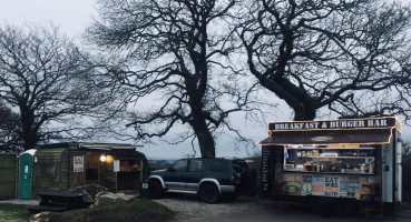 Kd's Breakfast And Burger Kernow Christmas Trees outside