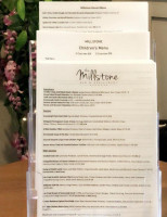 The Millstone Bar Restaurant menu