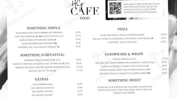 The Hungry Guest Cafe menu