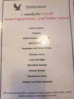 The Eagle Inn menu