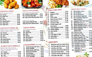 South Cave Chinese Takeaway menu
