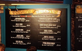 The Clovelly Bay Inn menu
