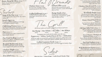 The Chase Golf Country Club menu